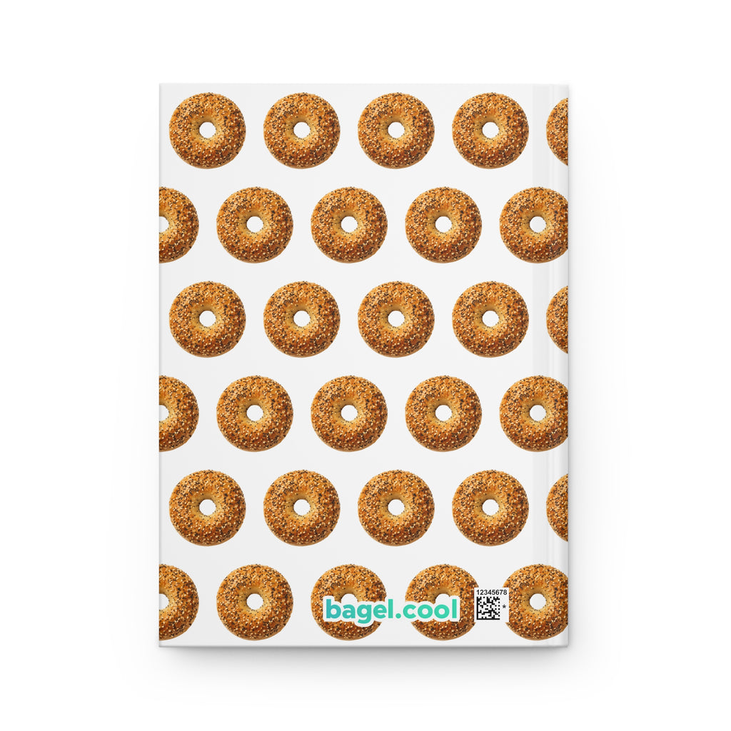 Bagel Pattern Hardcover Journal
