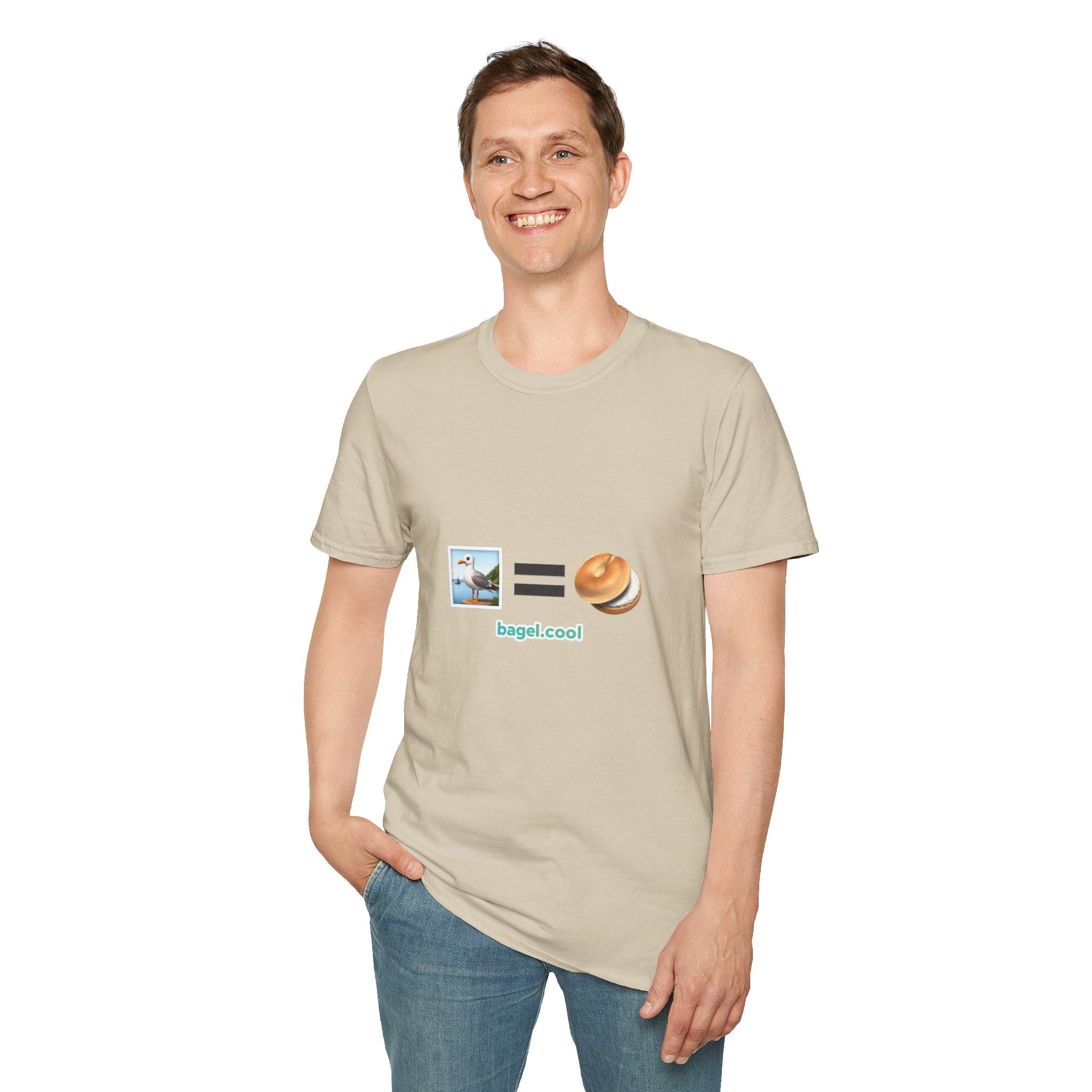 Sand bagel themed t-shirt