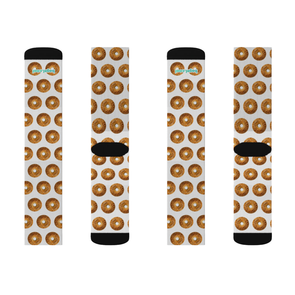 Bagel Pattern Sublimation Socks