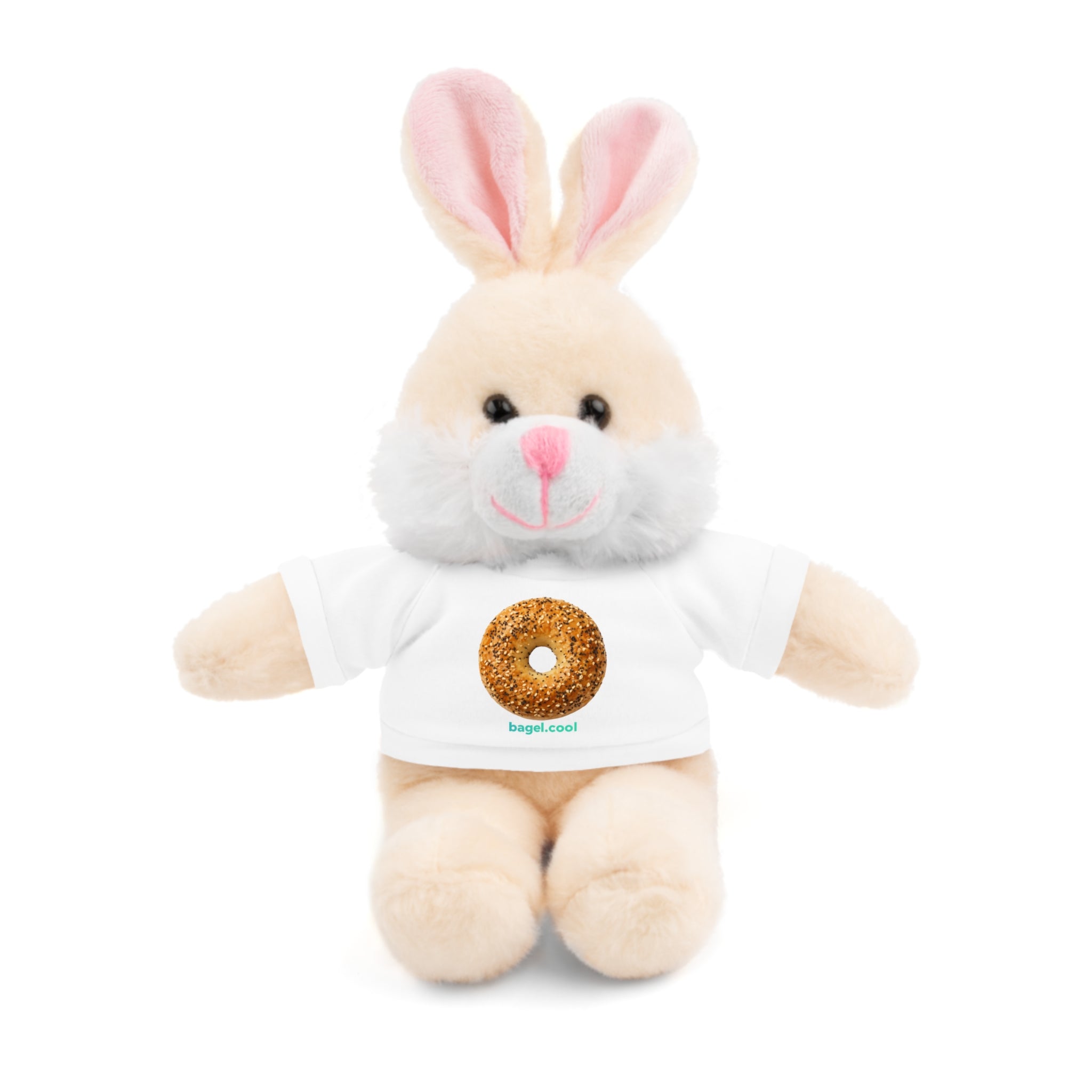 Bagel Icon Stuffed Animal with Tee