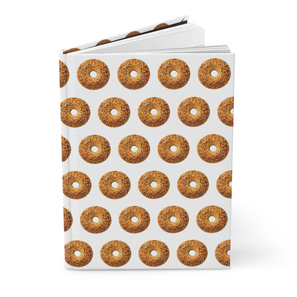 Bagel Pattern Hardcover Journal