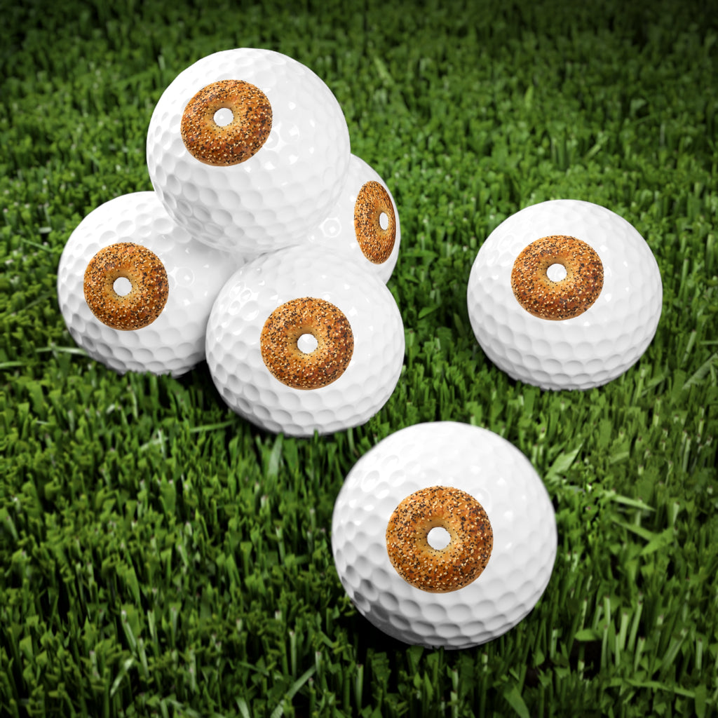 Bagel Icon Golf Balls (6pcs)