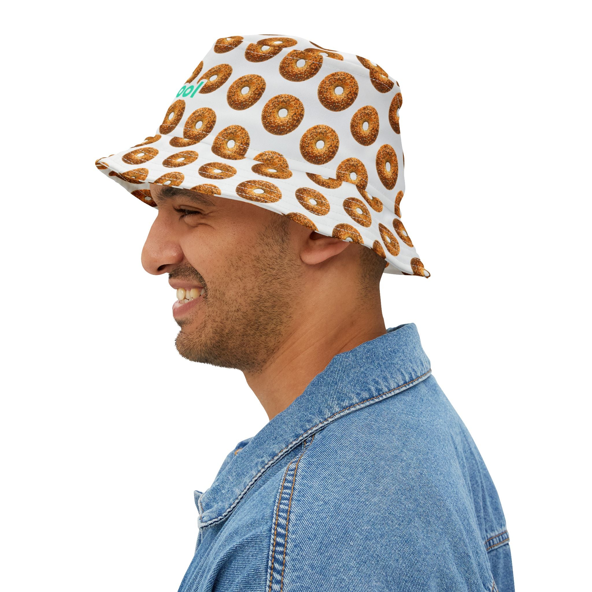 Bagel Pattern Bucket Hat