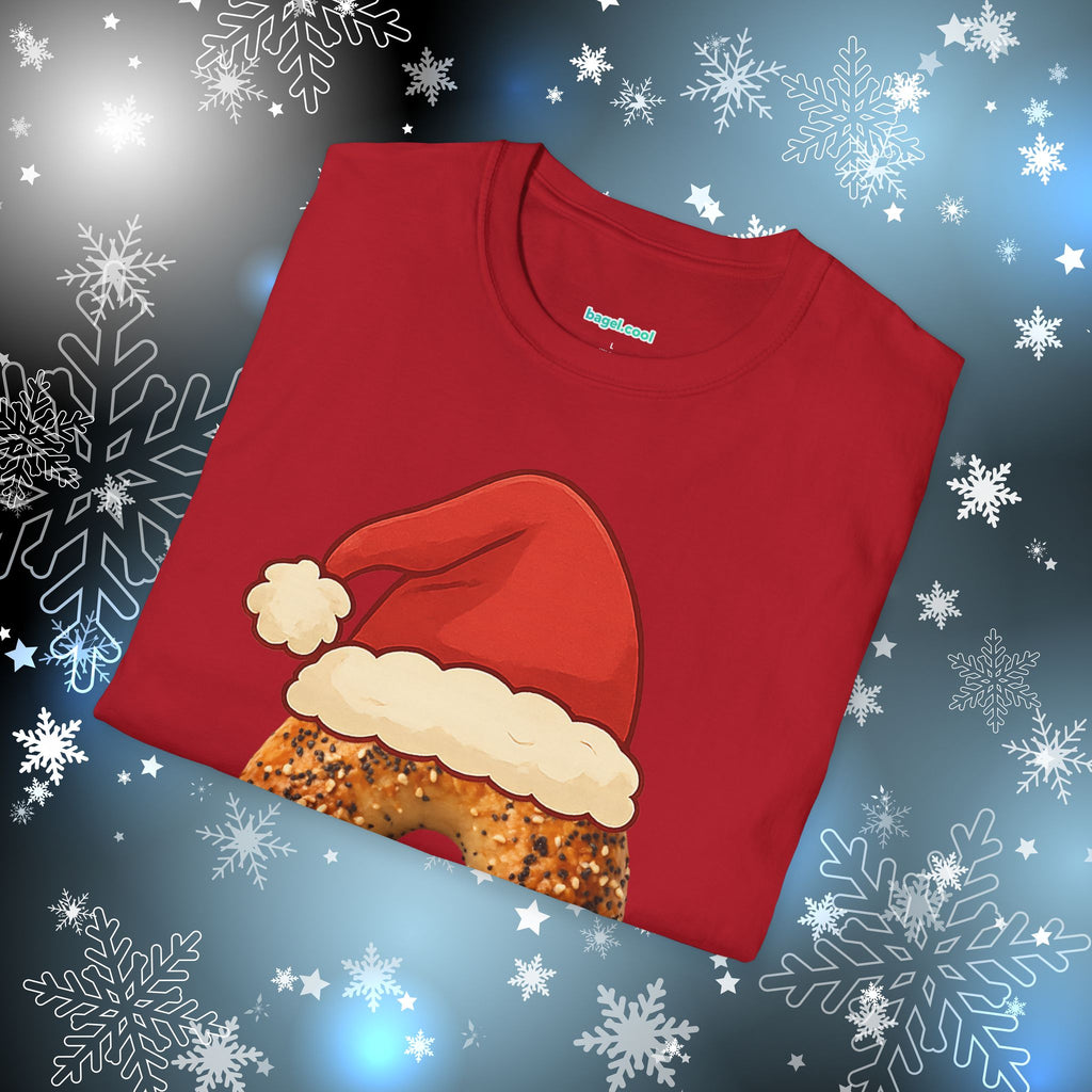 CHRISTMAS DROP - Holiday Bagel Icon Unisex T-Shirt
