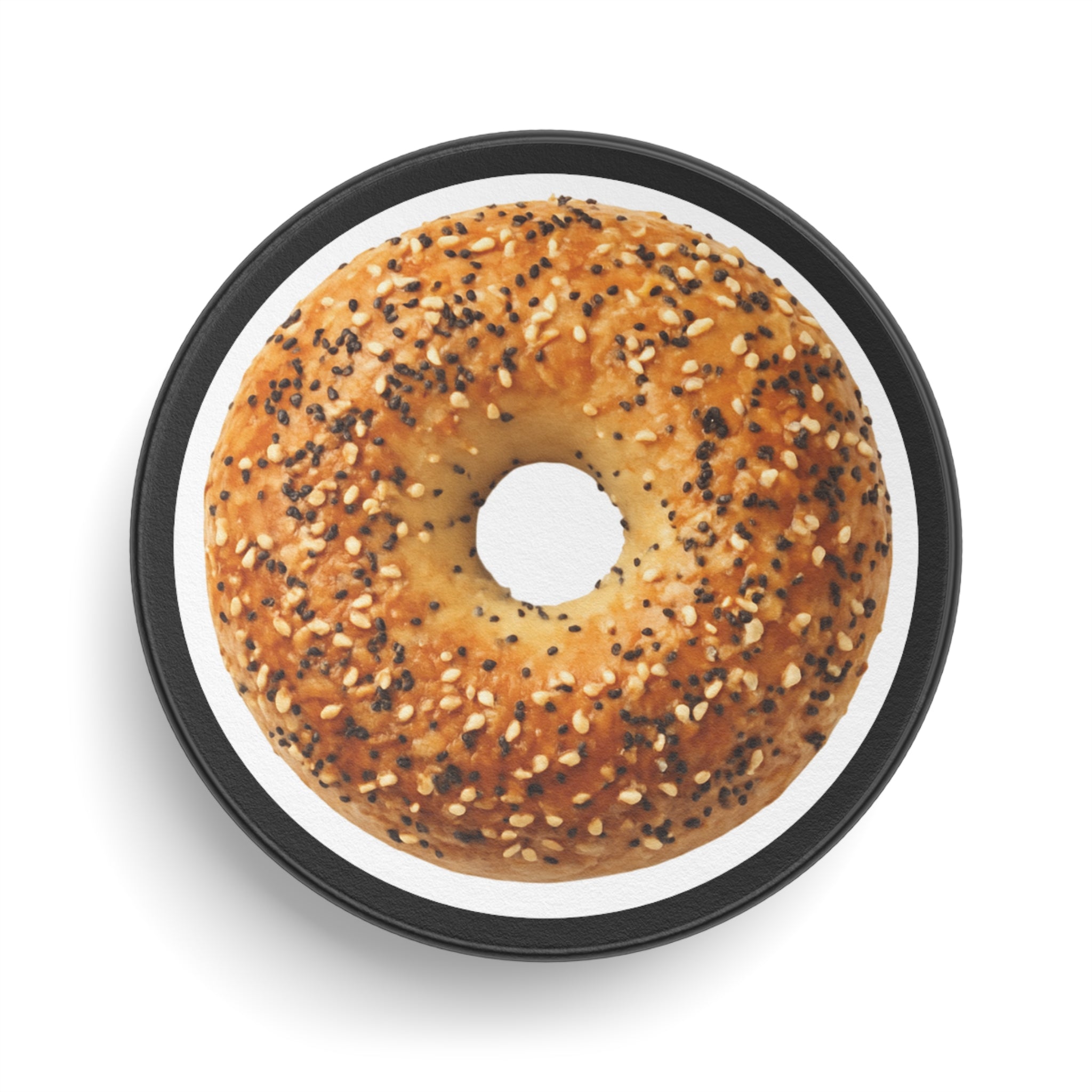Bagel Icon Hockey Puck