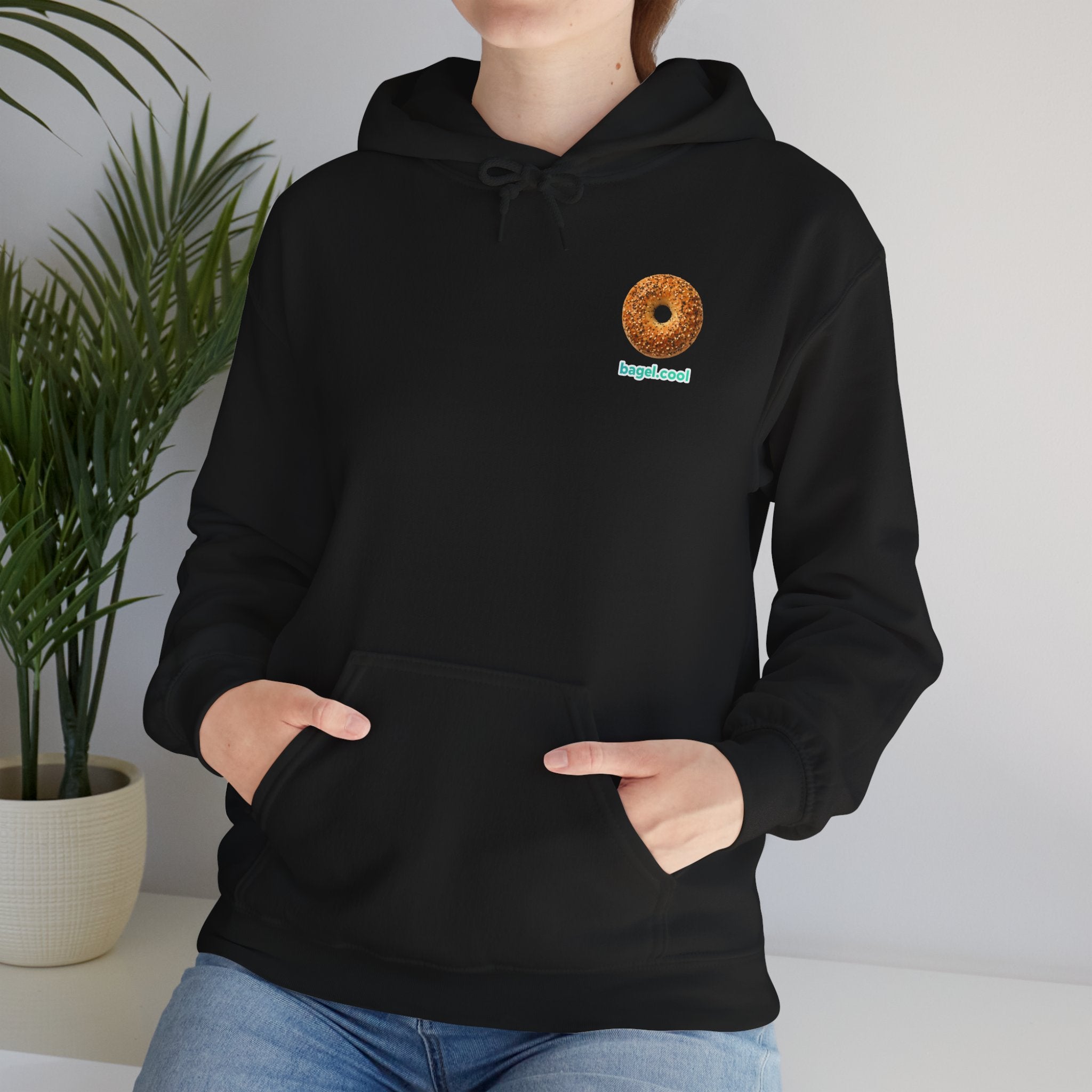 Bagel Icon Mini Unisex Heavy Blend™ Hooded Sweatshirt