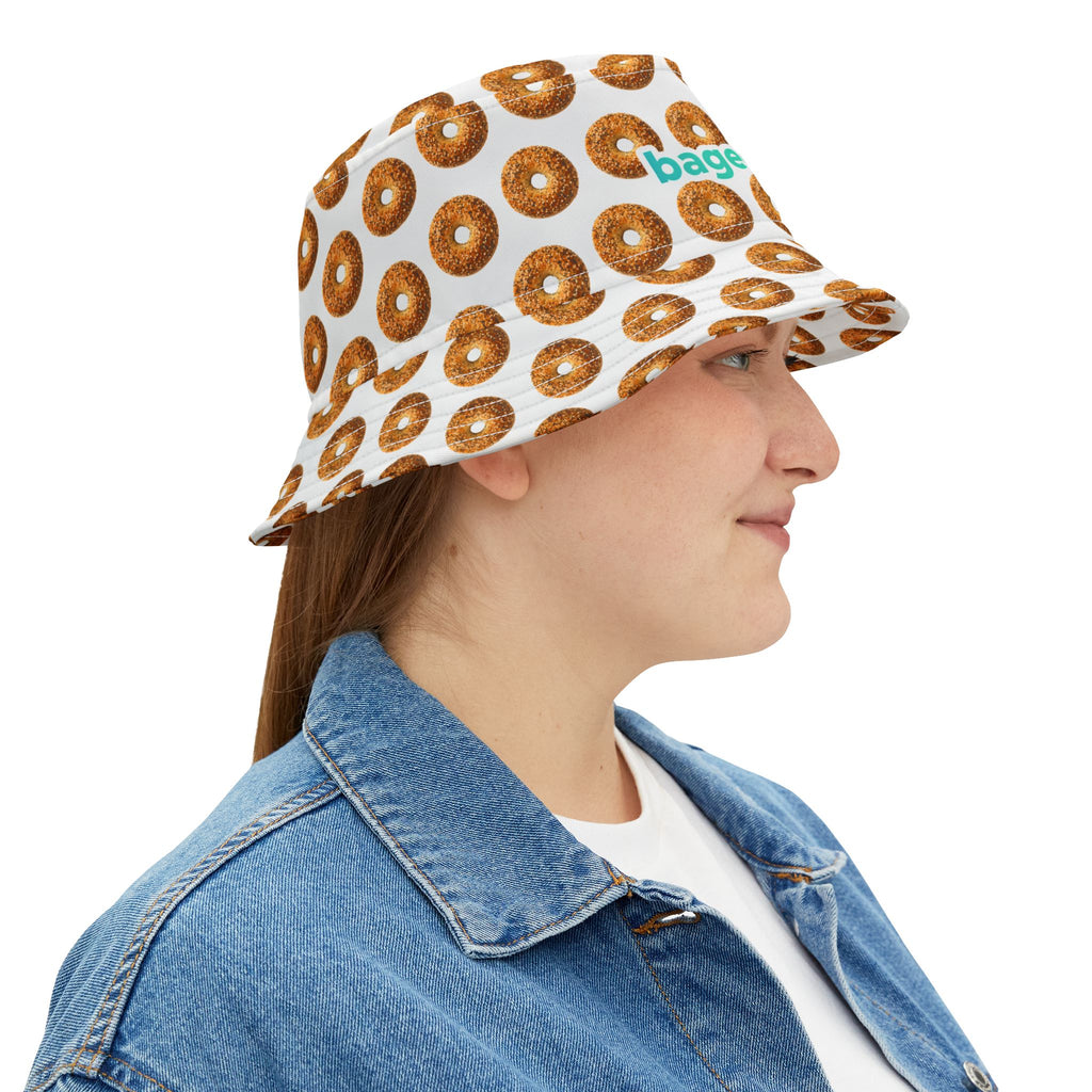 Bagel Pattern Bucket Hat