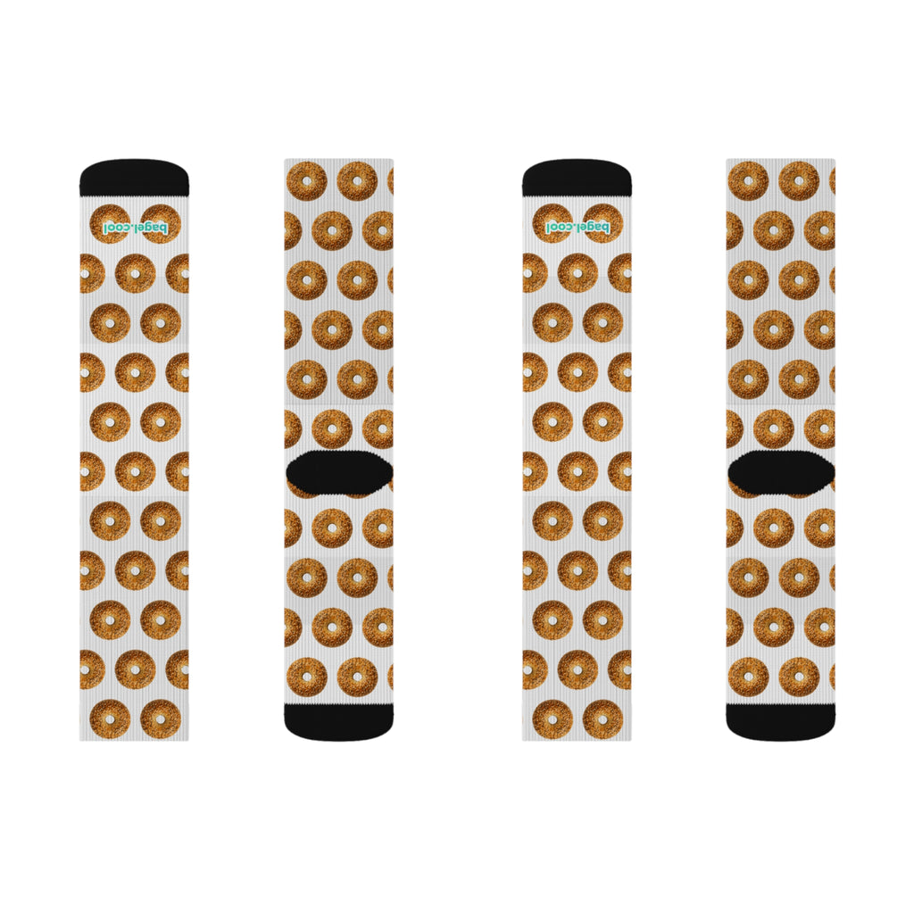 Bagel Pattern Sublimation Socks