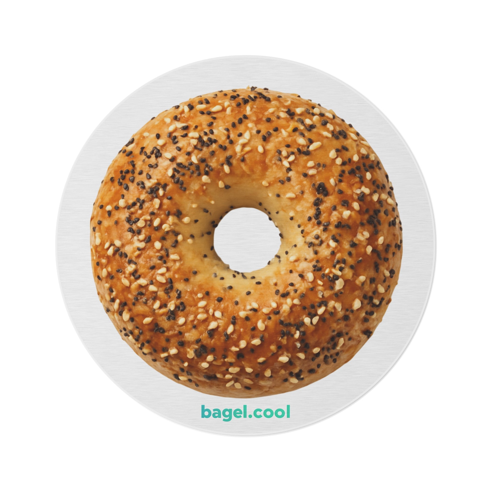 Bagel Icon Round Rug