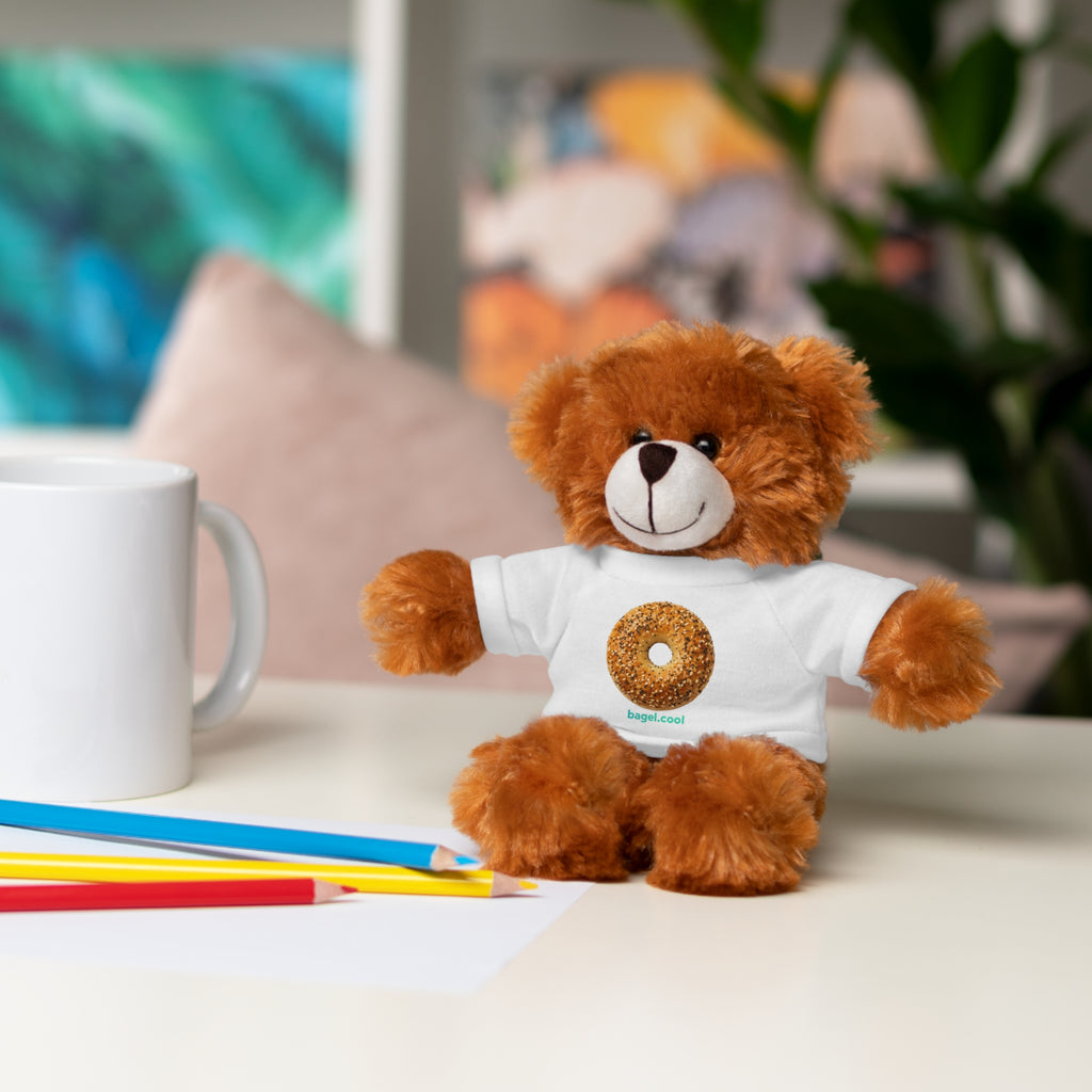 Bagel Icon Stuffed Animal with Tee