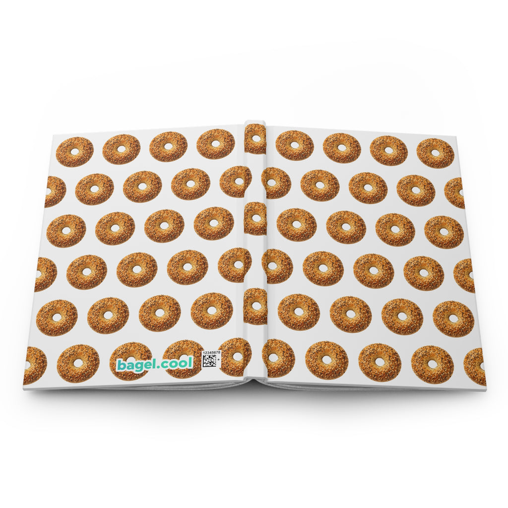 Bagel Pattern Hardcover Journal