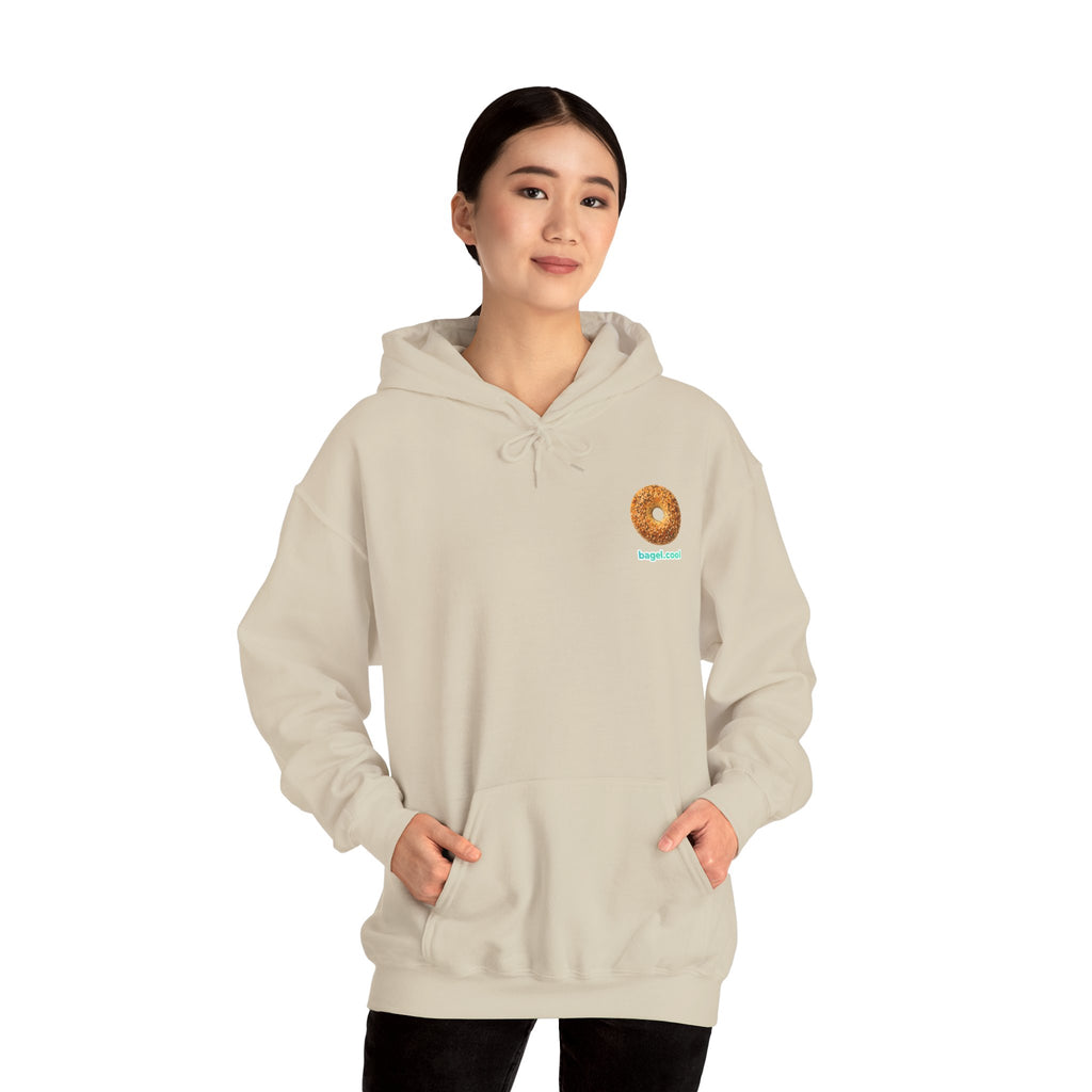 Bagel Icon Mini Unisex Heavy Blend™ Hooded Sweatshirt