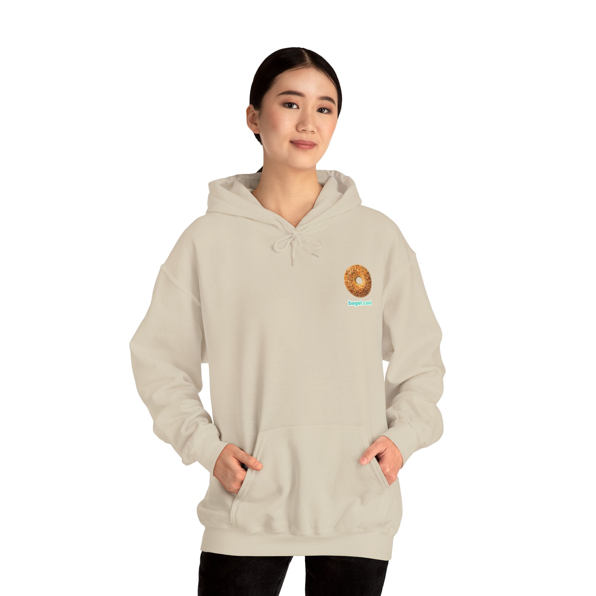 Bagel Icon Mini Unisex Heavy Blend™ Hooded Sweatshirt
